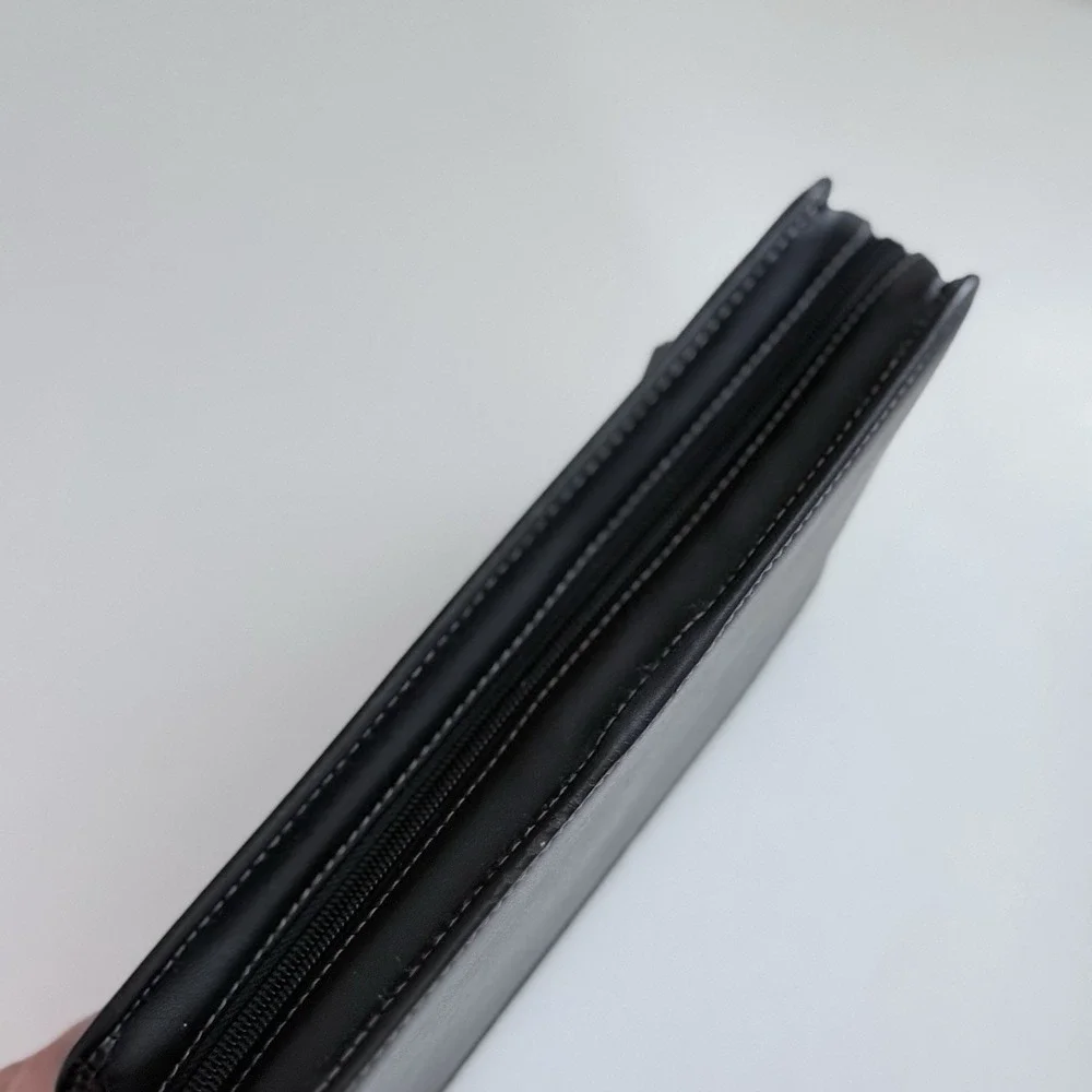 Franklin Covey Zip Around Black Classic Planner 7 Ring 10.5